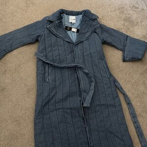 Fashion Nova Blue Trench Coat